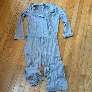 Woolx Cozy Gray Pajama Set